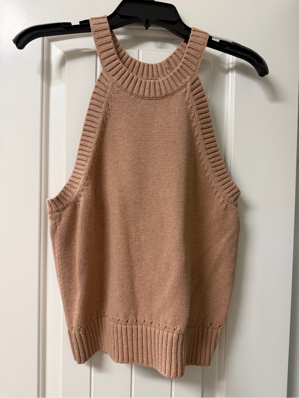Banana Republic Sleeveless Halter Knit Top - Dusty Rose